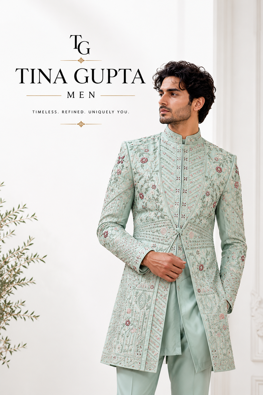 Mint Green Sherwani for Grooms: The Ultimate Style Guide for 2026